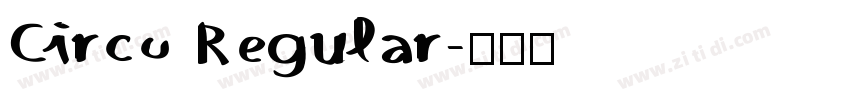 Circo Regular字体转换
